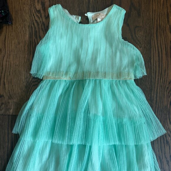 KATE SPADE mint colored tiered tulle dress - Picture 1 of 4